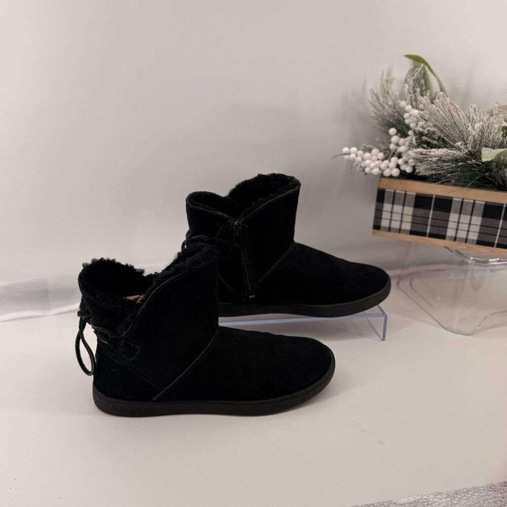 Koolaburra by Ugg Shazi Black Boot Lace Tie Women's Size 7